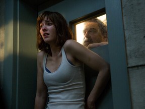 Mary Elizabeth Winstead stars as Michelle and John Goodman as Howard in "10 Cloverfield Lane." (Paramount Pictures photo)