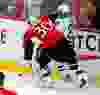 Ottawa Senators' goalie Andrew Hammond (30) checks Dallas Stars' Ales Hemsky (83) during third period NHL hockey action, in Ottawa on Sunday, Mar. 6, 2016. Dallas beat Ottawa 2-1.  THE CANADIAN PRESS/Fred Chartrand