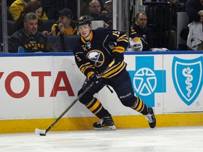 Buffalo Sabres centre Jack Eichel. (TIMOTHY T. LUDWIG/USA TODAY Sports)