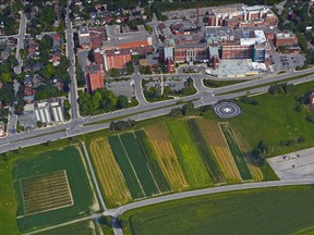 The Ottawa Hospital's plans are controversial for its intentions to use land that currently belongs to the Experimental Farm.