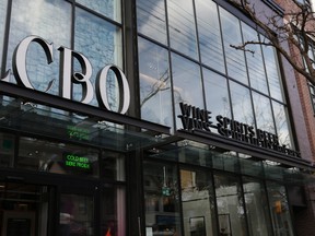 LCBO storefront. (Craig Robertson/Toronto Sun files)