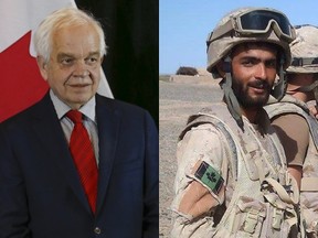 Immigration Minister John McCallum, left, and Afghan interpreter James Akam. (Toronto Sun files)