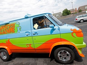 File photo of The Mystery Machine is on site during the Scooby Doo and WWE wrestler Sina Cara's special appearance at St. Elizabeth Ann Seton School on April 7, 2014 in Kenner, Louisiana.  Erika Goldring/Getty Images/AFP/Files