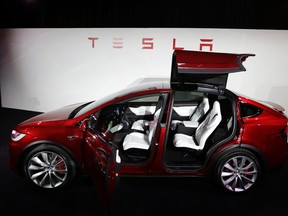 The Tesla Model X. AP