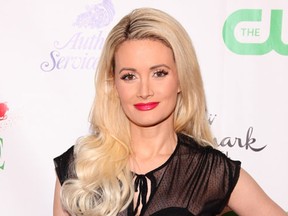 Holly Madison at the Jennifer Lopez: All I Have premiere on January 21, 2016. (Judy Eddy/WENN.com)