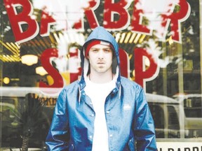 Canadian rapper Classified brings his Greatful tour, replete with songs about family life, to the London Music Hall Thursday night. ?That?s part of my identity. I don?t have a crazy, movie-type life,? he says. (Special to Postmedia News)