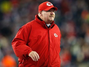 Chiefs head coach Andy Reid was fined $75,000 and the team docked $250,000 fine after being informed by the NFL on Wednesday that they violated the league's anti-tampering policy. (Greg M. Cooper/USA TODAY Sports/Files)