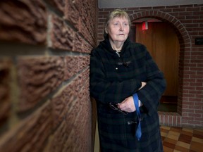 Elizabeth Jenner stands outside her condo on Jasmine Crescent. (Tony Caldwell)