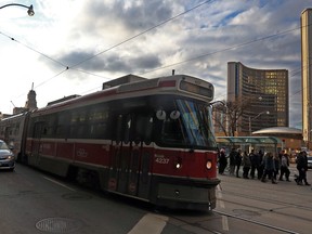 Queen St. TTC streetcar. (Dave Abel/Toronto Sun/Postmedia Network FILE pic)
