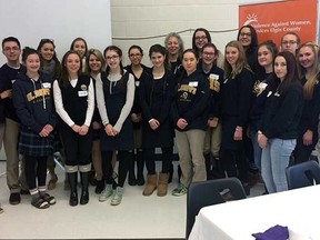 Eighteen St. Joe's students attended A Women's Breakfast for Everyone.
