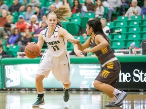 Bright's Grove's Laura Dally was named the Canada West Universities Athletic Association women's basketball outstanding player for her role in leading the University of Saskatchewan Huskies to an 18-2 regular-season record. Dally was third in league scoring this season with 344 points, first in free-throw percentage at 87.1 and third in three pointers with 52. (Handout)