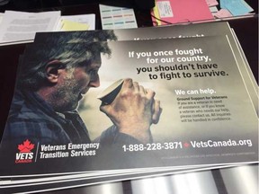 A Vets Canada pamphlet. (Kelly Williamson, Vets Canada)