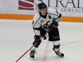 Sherwood Park Crusaders forward Ryan Kruper has his team on the verge of a sweep against the Bonnyville Pontiacs in the first round of the AJHL playoffs.