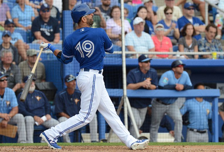 Signed JOSE BAUTISTA Autographed MLB TORONTO BLUE JAYS Jersey