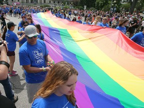 Winnipeg's Pride parade in 2015.