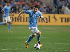 New York City FC's David Villa scored two goals against Toronto FC on Sunday. (USA TODAY SPORTS)