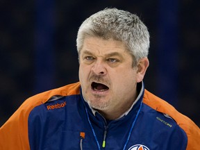 Todd McLellan cautions his players that they can't assume there will be a spot for them on the team or in the league next season if they don't perform this season. (Ed Kaiser)