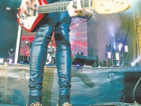 Marianas Trench?s Josh Ramsay is an electrifying force. (Errol McGihon, Postmedia News)