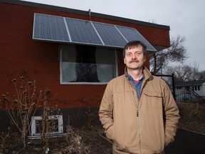 Warren Sarauer, founding chair of SPICE, a new solar co-op that aims to bring solar to the next,  wide-spread level, taken on March 14, 2016 in Edmonton.