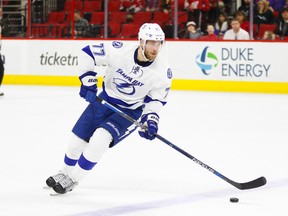 Tampa Bay Lightning defenceman Victor Hedman. (JAMES GUILLORY/USA TODAY Sports)