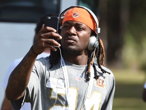 Team Irvin cornerback Adam Jones of the Cincinnati Bengals (24) walks to practice during the 2016 Pro Bowl practice at Turtle Bay Resort. (Kirby Lee-USA TODAY Sports)