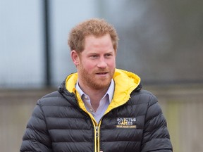 Prince Harry attends the U.K. team trials in Bath for the Invictus Games Orlando 2016.