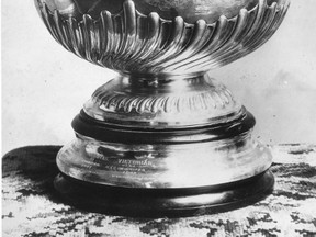 The original Stanley Cup.