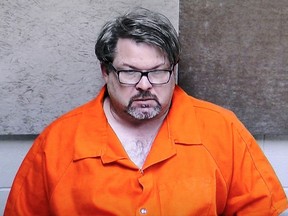 Jason Dalton is seen on closed circuit television during his arraignment in Kalamazoo County, Michigan on February 22, 2016.  REUTERS/Kalamazoo County Court/Handout via Reuters