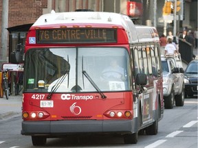 OC Transpo bus.