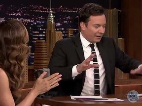 Jennifer Garner and Jimmy Fallon on The Tonight Show. (YouTube)