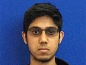 This undated file photo provided by the University of California, Merced shows freshman Faisal Mohammad of Santa Clara, California. Authorities say Mohammad burst into a classroom at the California school, stabbing several people before being shot and killed by police, on Nov. 4, 2015. Merced County’s district attorney has concluded that police were justified in the shooting death of student Faisal Mohammad.  (University of California, Merced via AP, File)