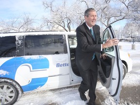 Brian Pallister said a Tory government would cut ambulance fees in half if elected. (FILE PHOTO)