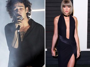 Matt Healy and Taylor Swift. (WENN.COM)