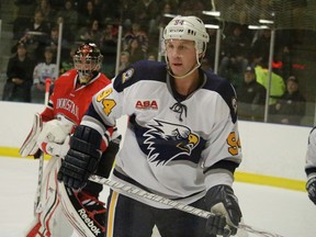 Ryan Smyth still plays competitively, now with the Stony Plain Eagles, currently trying to secure a berth to the Allan Cup. (Mitch Goldenberg)
