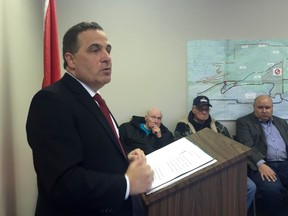 Nickel Belt MP Marc Serre announces improvement projects for Killarney and Noelville landfills in 2016. (File photo)