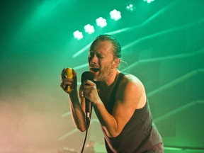 Thom Yorke performs at the Roundhouse in London in this July 25, 2013 file photo. (Carsten Windhorst/WENN.COM )