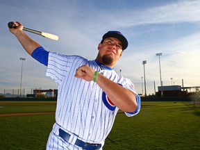 Catcher-eligible from his rookie season, Kyle Schwarber will play left field for the Cubs, but still get in some games behind the plate and supply an emerging bat no matter where he plays. (Mark J. Rebilas, USA Today Sports)