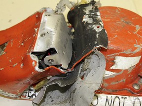 A flight recorder from the crashed Boeing 737-800 Flight FZ981 operated by Dubai-based budget carrier Flydubai, is seen in Moscow, Russia, in this handout image released by the Russia's Interstate Aviation Committee on March 20, 2016. (REUTERS/Interstate Aviation Committee/Handout via Reuters)