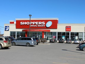 The Shopper's Drug Mart at 1875 Bath Rd in Kingston, Ont. was robbed at approximately 8:30 a.m. on Saturday March 19, 2016. The suspect is still wanted by police. Steph Crosier/Kingston Whig-Standard/Postmedia Network