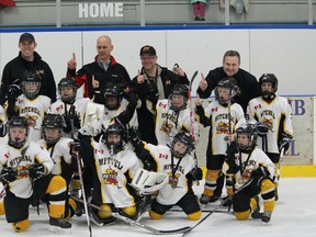 The Mitchell Novice LL team won the championship of the recent Parkhill tournament. SUBMITTED