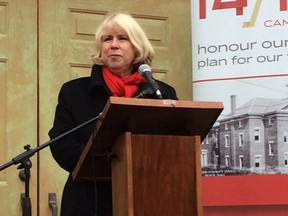 On March 15 Deputy Premier Deb Matthews announced Blyth would be receiving $3.3-million out of the provincial budget to go towards various projects to make Blyth a creative hub. (Laura Broadley/Goderich Signal Star)