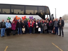 A bus full of about 45 local residents in the Drayton Valley and Brazeau County area participated at a rally in Edmonton recently.