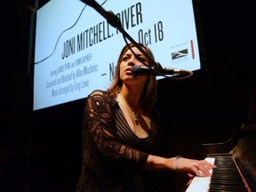 St. Marys singer Emm Gryner, who will co-star with Louise Pitre in Joni Mitchell: River, celebrating the music of Joni Mitchell during the 2016-17 Grand Theatre season, sings River on Monday. (MORRIS LAMONT, The London Free Press)