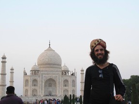 Brent Hendren, who disappeared in the waters of Haida Gwaii a year ago, on a trip to India. His parents are now sending food packages to isolated northern communities in honour of their son. (Submitted)