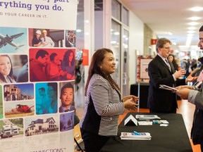 Seneca College hosted a career fair at its Newnham campus in February.