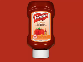 A bottle of French's buffalo ketchup is pictured in this handout photo. The company sources its tomatoes from Highbury Canco in Leamington, Ont. COURTESY OF FRENCH'S