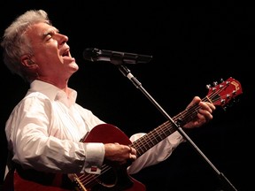 David Byrne performs during the Bonnaroo Arts and Music Festival in Manchester, Tenn., Friday, June 12, 2009. THE CANADIAN PRESS/AP Photo/Dave Martin