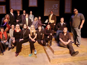 The cast and crew of the Theatre Sarnia production of 33 Variations came home from the Western Ontario Drama League Festival with several awards, including best production. The show is set to compete at Theatre Ontario in May. Handout/Sarnia Observer/Postmedia Network