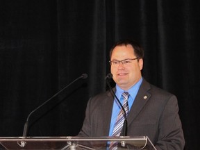 Drummondville Mayor Alexandre Cusson, seen in this May 14, 2014 file photo, was staying at a hotel in Brussels near the metro that was attacked. (Postmedia Network/File)