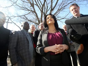 Manitoba Liberal Leader Rana Bokhari was on the campaign trail in Winnipeg March 23, 2016.